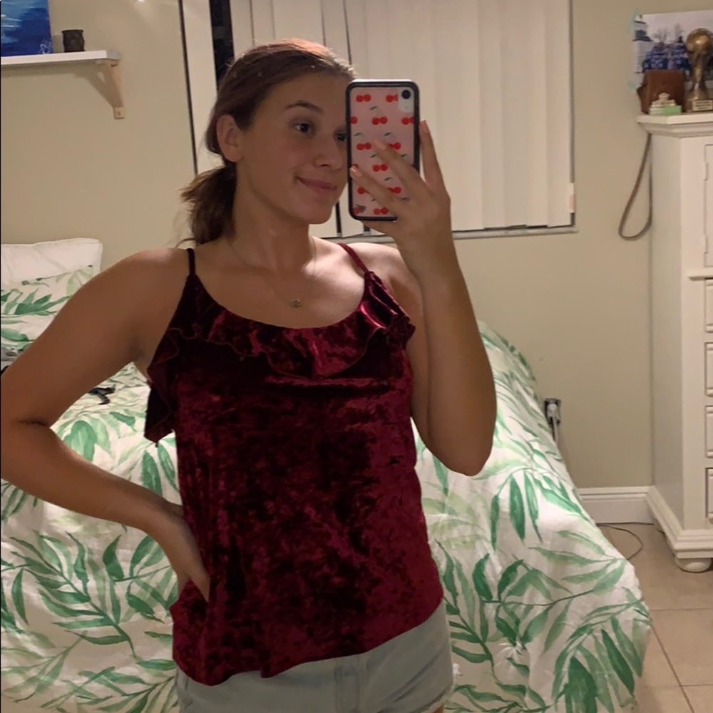 Red Velvet Tank Top